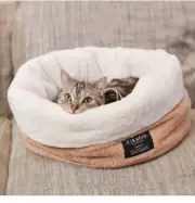 FikaGO Souffle: Fluffy Dog Cat Bed, Cute Cat Basket Bed