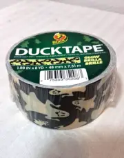 1 ROLL OF NEW DECORATIVE DUCK TAPE GLOW IN THE DARK GHOSTS