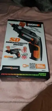 Worx SD Semiautomatic Driverithium PowerNIB Pristine Condition