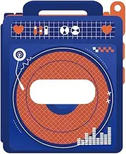 Boombox Can Badge Frame Blue