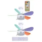 Ceiling Fan Light with Remote Light Bulb Fan Timing 5 Blades for Home Office