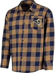 FOCO Men's Large Check Flannel Shirt