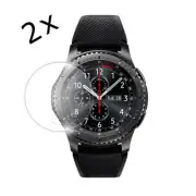 Anti-Shatter Tempered Glass 2x Screen Protector f Samsung Gear S3 Frontier Watch