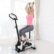 Elliptical Cross Trainer,Resistance Exercise Stepper,LCD Home Gym Workout Equipment