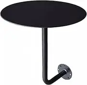 Small Bar Table, Modern Metal Bistro Table Round Patio Dining Table, Multipurpose Side Table for Home Living Room Pub Restaurant Cafe, Easy Assembly(50x50x45cm(19.7x19.7x17.7inch))