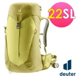 【德國 DEUTER】女 健行登山背包-網架式 22L AC LITE/自行車背包 休閒運動背包_黃綠_3420724