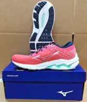 Mizuno Womens Wave Inspire 17 Waveknit Pink Womens Running Shoes