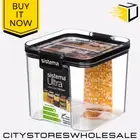 Sistema Ultra Clear Tritan 700ml Square Food Storage Container BPA Free Clip Lid