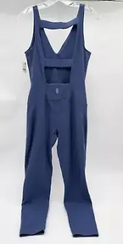 NEW Free People Jumpsuit Pantsuit Womens Medium Blue Never Better One Piece