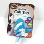 Cat Pals Vibrating Cat Toy Classic Pull String Inspire Cats To Run Roll Play ￼