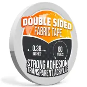 Oskal Hem Tape No Sew No Iron – 0.4 in x 60 Yd Double Sided Fabric Tape