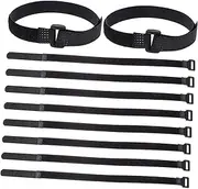 25pcs Nylon Straps Hook Yoga Mat Storage Multi-purpose Cargo Binding Belts