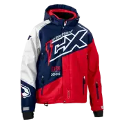 Castle X Men's Code G5 Snowmobile Jacket Navy/Red/White sizes Medium & 2XL