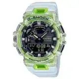 在飛比找遠傳friDay購物優惠-CASIO G-SHOCK 雙顯錶 樹脂錶帶 半透明 藍牙 