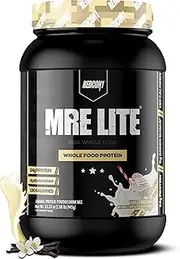 Redcon1 MRE Lite Whole Food Vanilla Milkshake Protein Powder 30 Servings