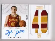 2012-13 National Treasures TYLER ZELLER JUMBO PATCH AUTO RC SP #23/25 CAVS!