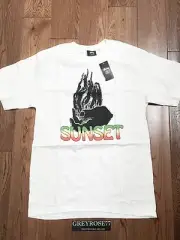 Dover Street Market DSM x Stussy Sunset Tee T-Shirt World Tour Size M New!