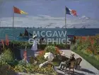 Jardin a Sainte Adresse 1866, Claude Oscar Monet, Wall Decor Art Print 11" x 14"