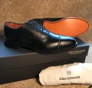 NIB Allen Edmonds 5615 PARK AVE Cap-Toe Oxford Shoes Black 8D $395