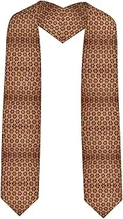 [SKKNT] Wicker Woven Grid Print Graduation Shawl Stole For Academic Commencements Honor Sash Congratulations Gift