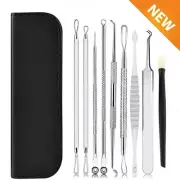 Pimple Remover Tool Kit Blackhead Extractor Comedone Acne Spot Popper 16 heads