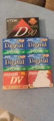 6 Maxell/JVC Mini DV Tapes DVM60SE Video Camera ME Camcorder 60 Min