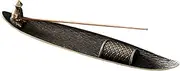 Cone Incense Burner - Retro Fisherman Incense Cone Stick Holder Ash Catcher,Indoor Outdoor Decor for Meditation, Yoga Room, Home, Tea Room, Study Room
