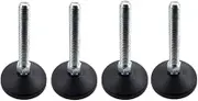 Levelling Machine Feet, Adjustable feet 38 Dia Thread M6 x 50mm (4 Pack)