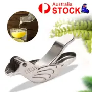 Lemon Juicer Clip Stainless Steel Bird Manual Orange Lemon Slice Squeezer AU