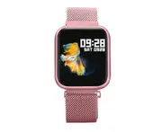 Smart Bracelet Heart Rate Blood Pressure Waterproof Smart Watch-PINK