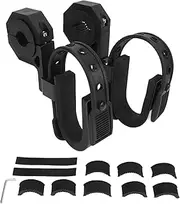 XTevu UTV Gun Holder Rack, Gun Holder Shovel Mount Bow Rack,Roll Bar UTV Holder Carbon Steel Rustproof Enhanced for 1.75in to 2in Roll Bar