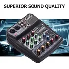 AI-4 Compact Mixing Console Digital Audio Mixer 4-Channel BT MP3 USB Input + BBY