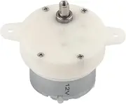 Double Flat Hole, High Temperature Resistant Plastic Back Cover, Slow Speed Motor Gear Box, Light Weight, Low Noise for Toys, Vending Machines, Booths, DTY, Intelligent Devices,