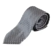Mens Silver Tinsel Striped Patterned 8Cm Tie