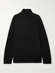 [The Row] The Row - Hepny Cashmere Turtleneck Sweater - Black - medium medium Black