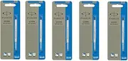 [PARKER] QUINK FLOW BALL PEN POINT REFILLS REFILL - MEDIUM BLUE INK (PACK OF 5)