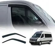 OAD4X4 Weathershields Compatible with Volkswagen Crafter 2006-2016, Weather Shields Window Visors Wind Deflectors Sun Rain Guard 2PCS Set