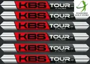 KBS Tour C-Taper .355"Steel Iron Golf Club Shafts Stiff+ Flex 125g 5-PW LOT 6