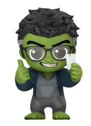 (SW) Avengers 4: Endgame - Hulk Casual Wear Cosbaby 3.75” Hot Toys Bobble-Head Figure