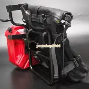 Side Rack + Fuel Tank 3L Honda CT125 2in1 Trail Hunter Motorcycle Steel Black