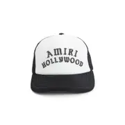 [Amiri] Amiri-Black Hollywood Trucker Hat-Uomo OS OS