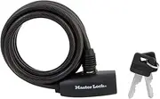 Master Lock 8126D 6' X 5/16" Black Keyed Cable Lock