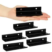 Black Vinyl Record Shelf Wall Mount 6 Packvinyl holder wallAcrylic Album Reco...