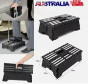 Portable Folding Half Step Stool High Riser Outdoor Step with Handle for Elderly