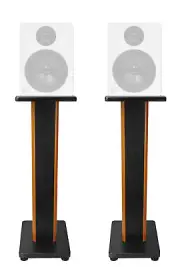 (2) Rockville 28" 2-Tone Studio Monitor Speaker Stands For Rockville DPM8W
