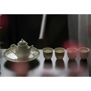 草木灰青灰釉茶壺功夫茶具小茶壺陶瓷家用手工柴燒泡茶壺茶杯茶承