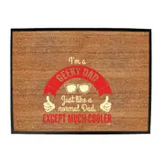 Im A Geeky Dad - Funny Novelty Doormat Man Cave Floor mat