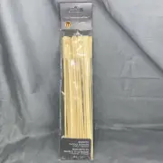 25 Paddle Flat Head Bamboo Skewers BBQ Premium Original Style Picks