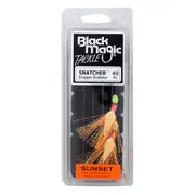Black Magic Snapper Snatcher With 4/0 KL Fishing Hook #Sunset
