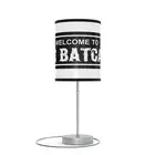 Welcome To the Batcave Street Sign Art Table Lamp, Modern Home Decor, Lighting